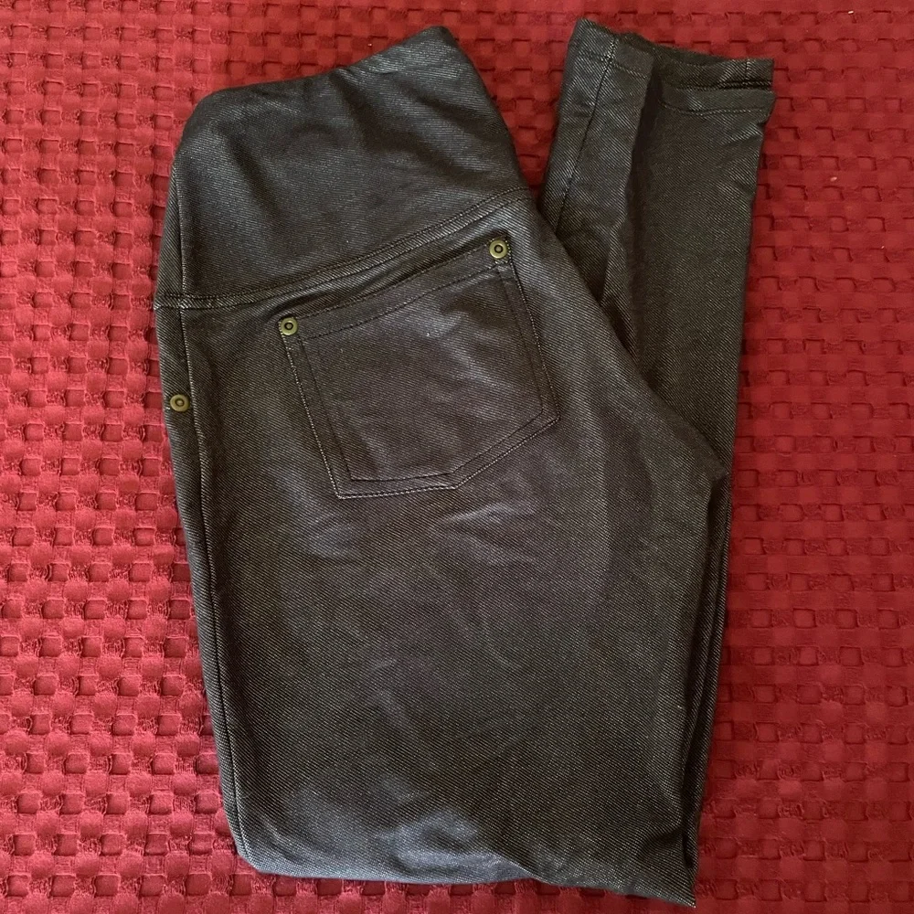 Ruby Ribbon Blue Jeggins with Button Detail - Picture 1 of 3